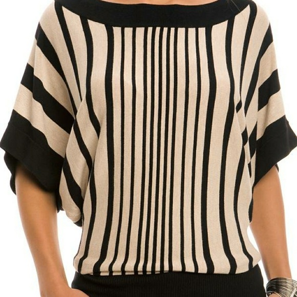 Guess Striped Dolman Shirt - Picture 3 of 4